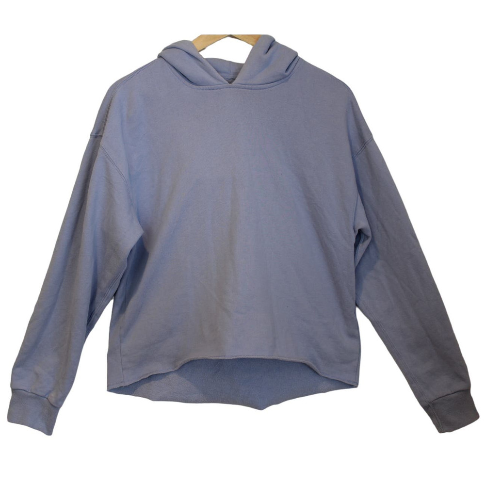 Abercrombie & Fitch Soft A&F Blue Pullover Long Sleeve Hoodie Sweatshirt Size S